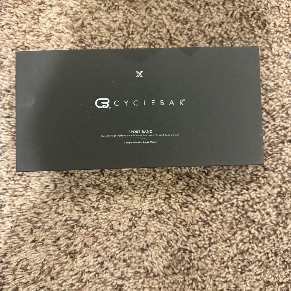 CycleBar Black Sport Band for Apple Watch